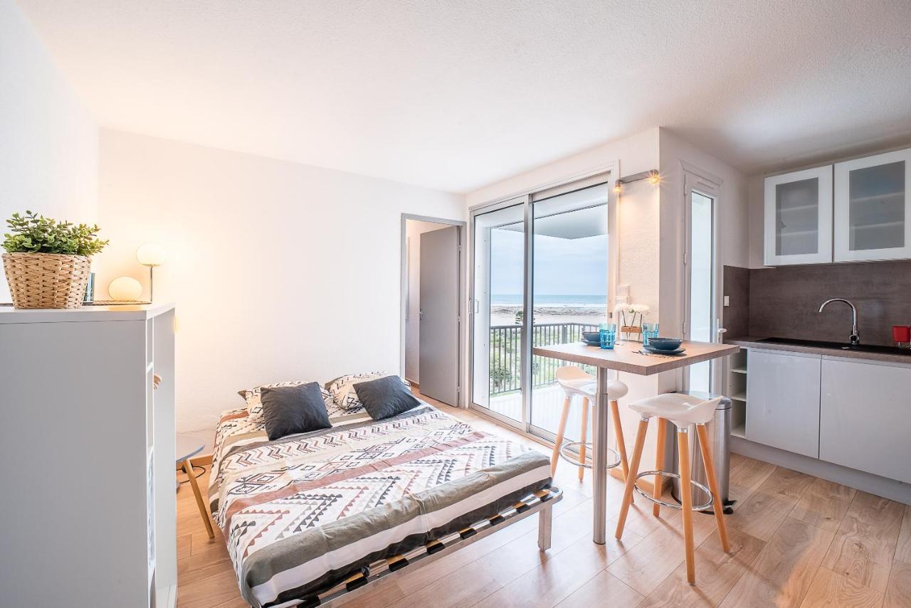 Le Bleu Soleil - Bel Appt Pour 4 Vue Mer Le Barcares Exterior photo